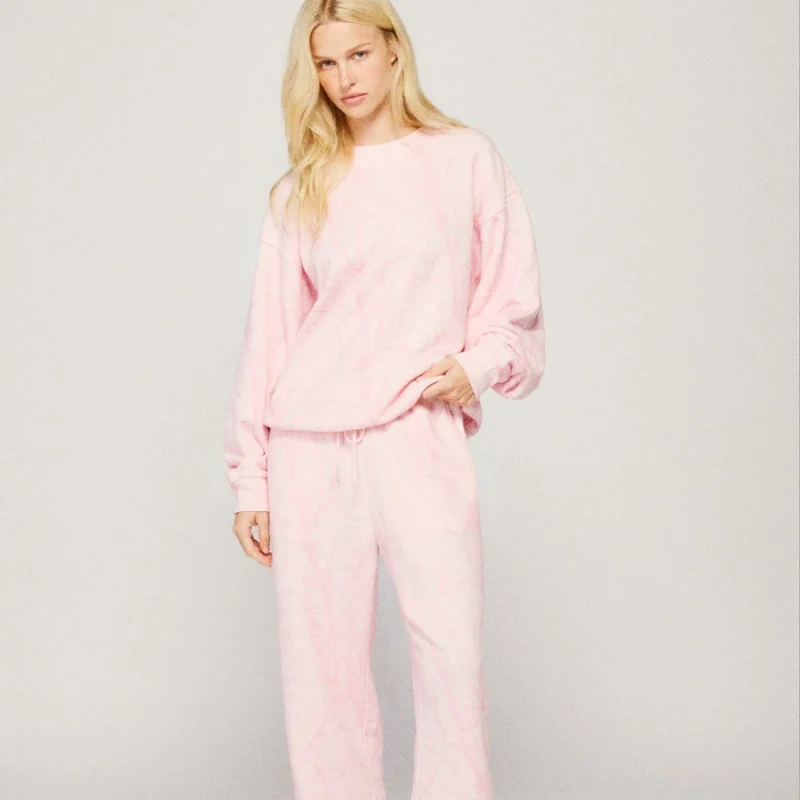 Straight Leg Sweatpant - Bubblegum Camo — Dairy Boy