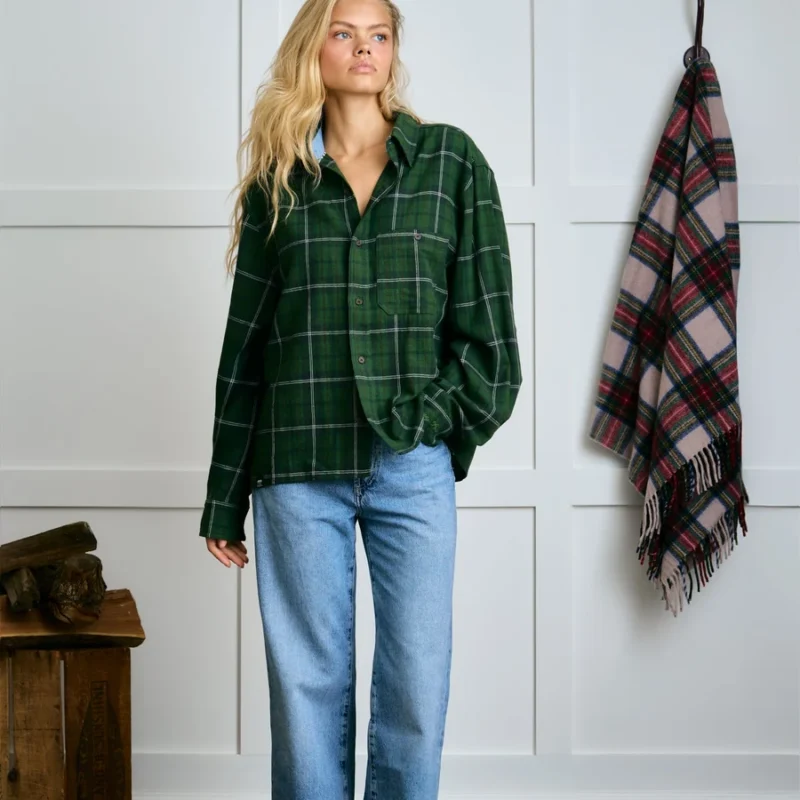 The Hanover Flannel - Evergreen Plaid — Dairy Boy