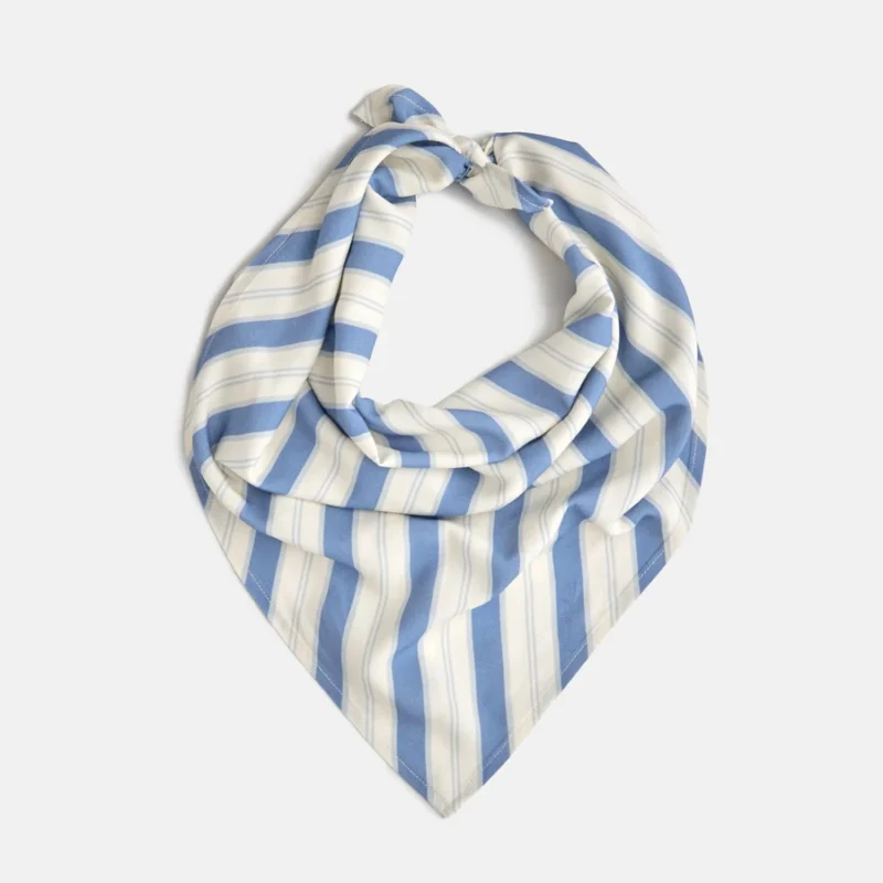 Garden Bed Headscarf - Blue Pinstripe — Dairy Boy