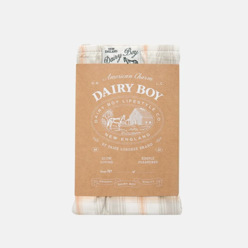 Garden Bed Boxer Shorts - Sailor Plaid — Dairy Boy