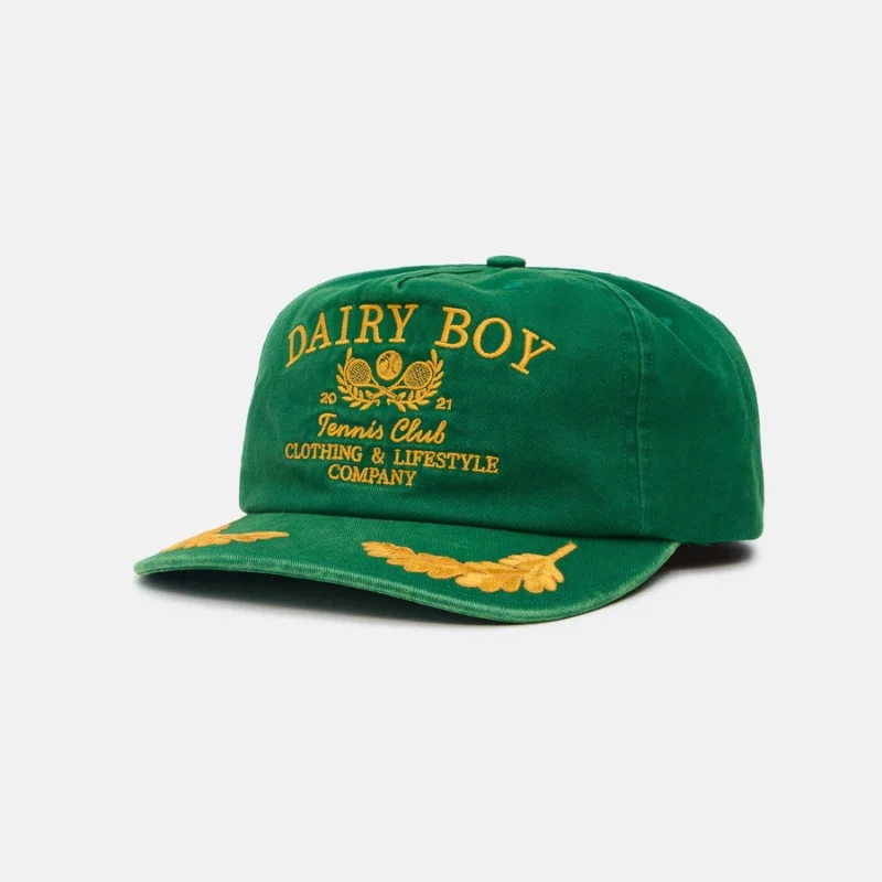 Tennis Club Trucker Hat - Green — Dairy Boy