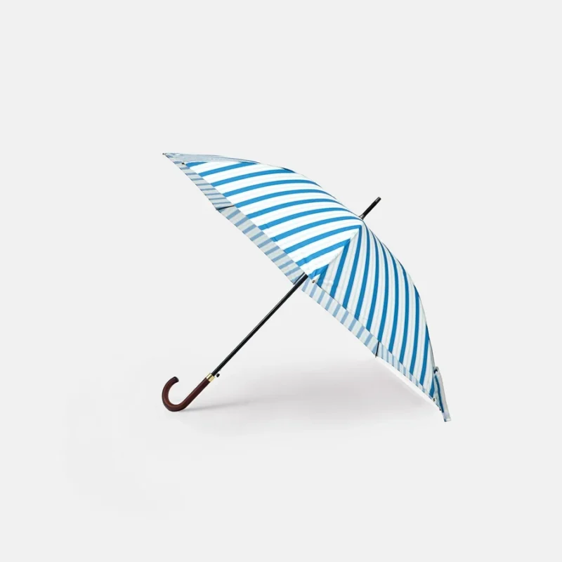 Garden Bed Umbrella - Blue Pinstripe — Dairy Boy