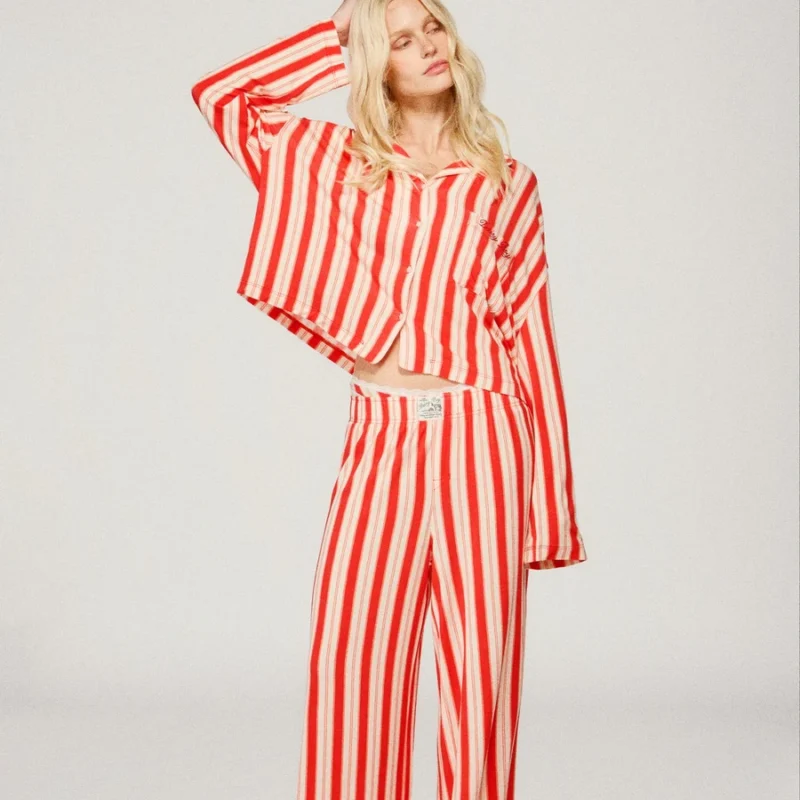 Holiday Sleep Set - Candy Cane Stripe — Dairy Boy