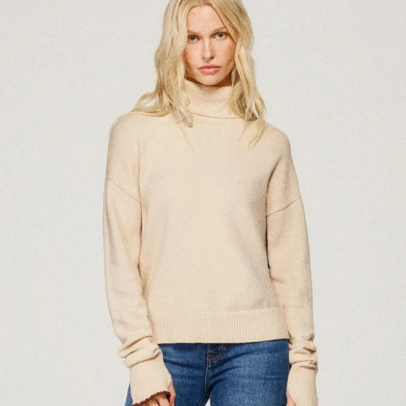 Ellie Turtleneck - Oat — Dairy Boy