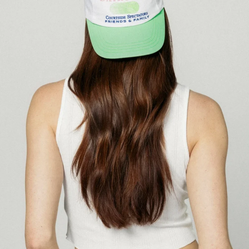DB Spectators Tennis Cap - Lime — Dairy Boy