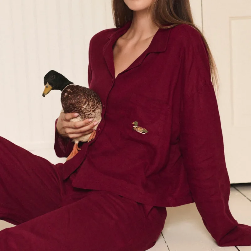 Farm Friends Sleep Set - Mallard in Merlot — Dairy Boy