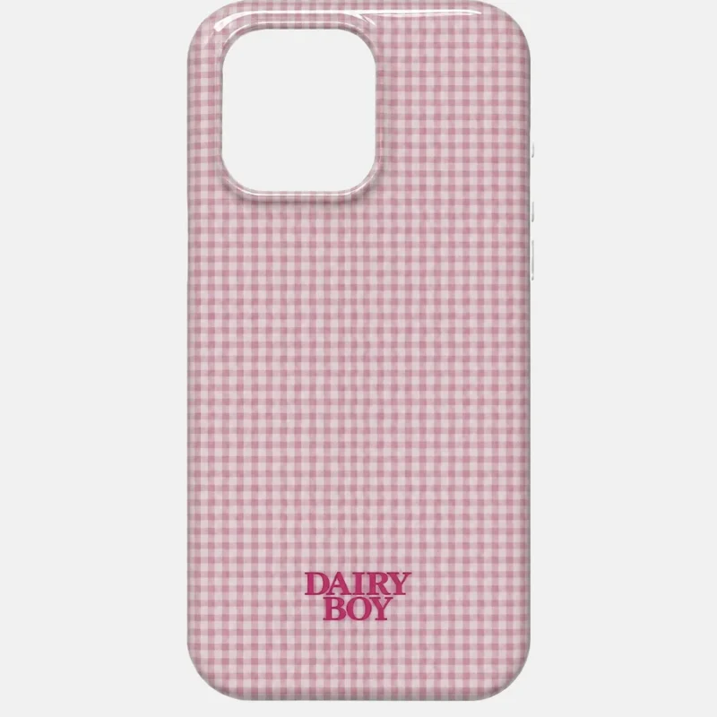 Farm Friends Phone Case - Pink Gingham — Dairy Boy