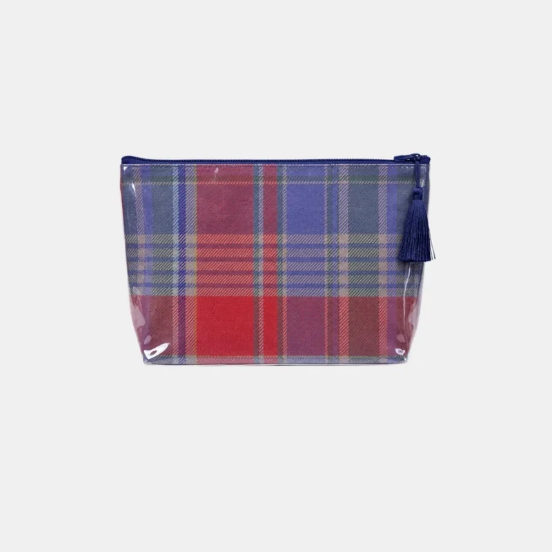 Shell & Sail Makeup Bag - Nantucket Madras — Dairy Boy