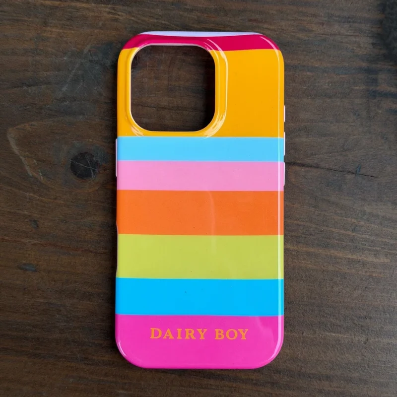 Shell & Sail Phone Case - Popsicle Stripe — Dairy Boy