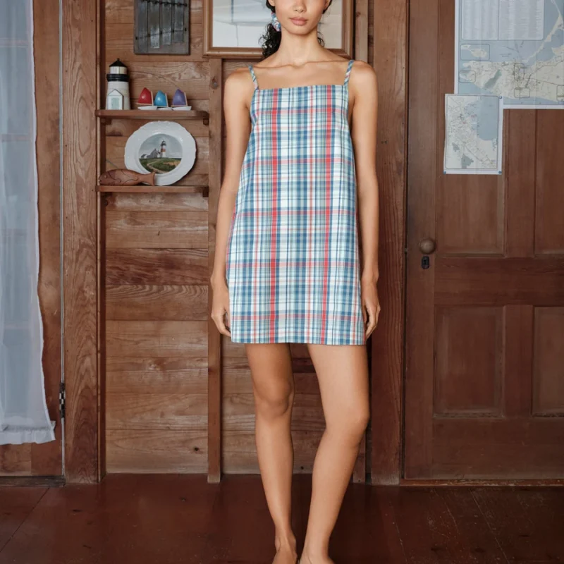 Margaret Apron Dress - Easy Street Plaid — Dairy Boy