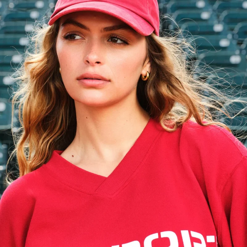 26 Tennis Cap - Cherry Red — Dairy Boy