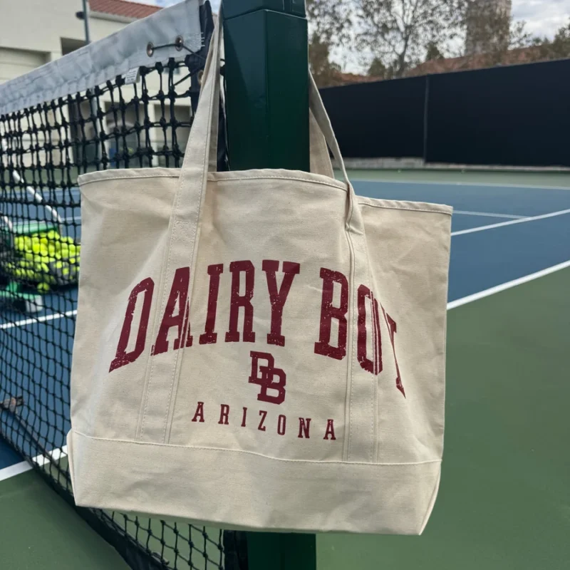 Varsity Tote - Duel of the Desert — Dairy Boy