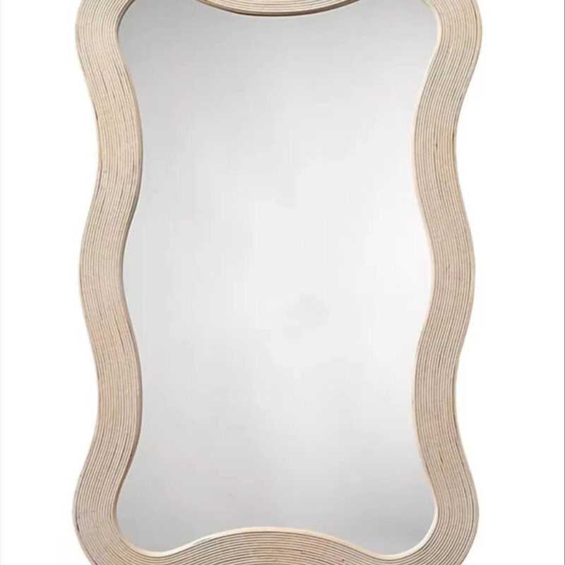 Dali Scalloped Bamboo Wall Mirroru200b