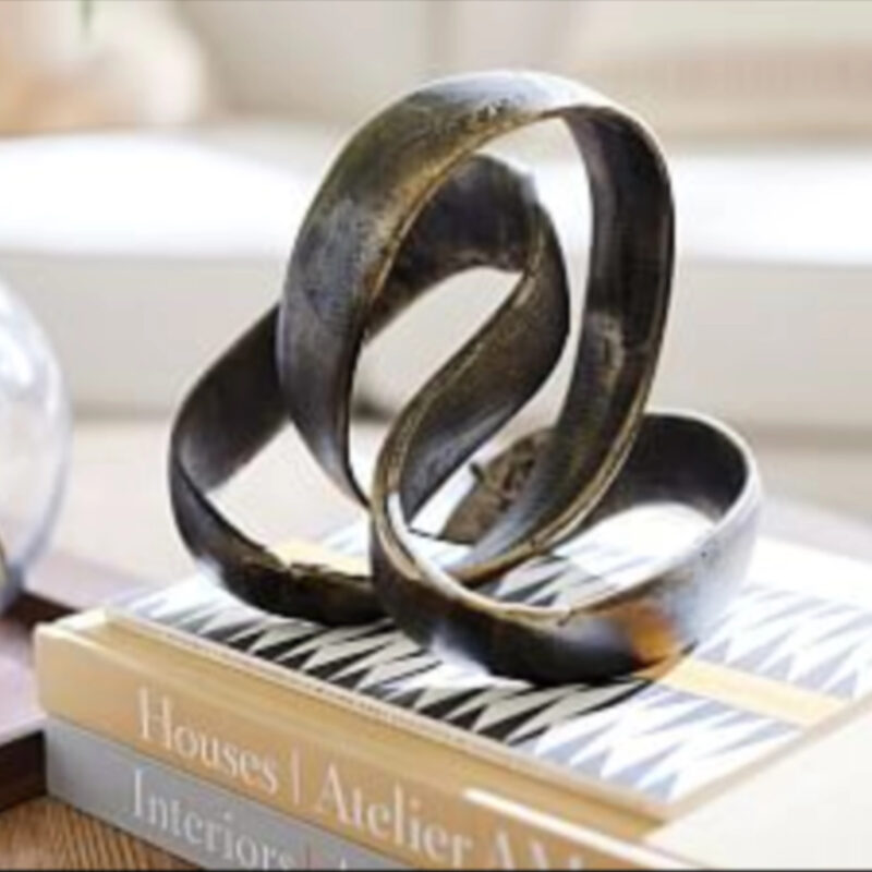 Decorative Bronze Metal Ribbon