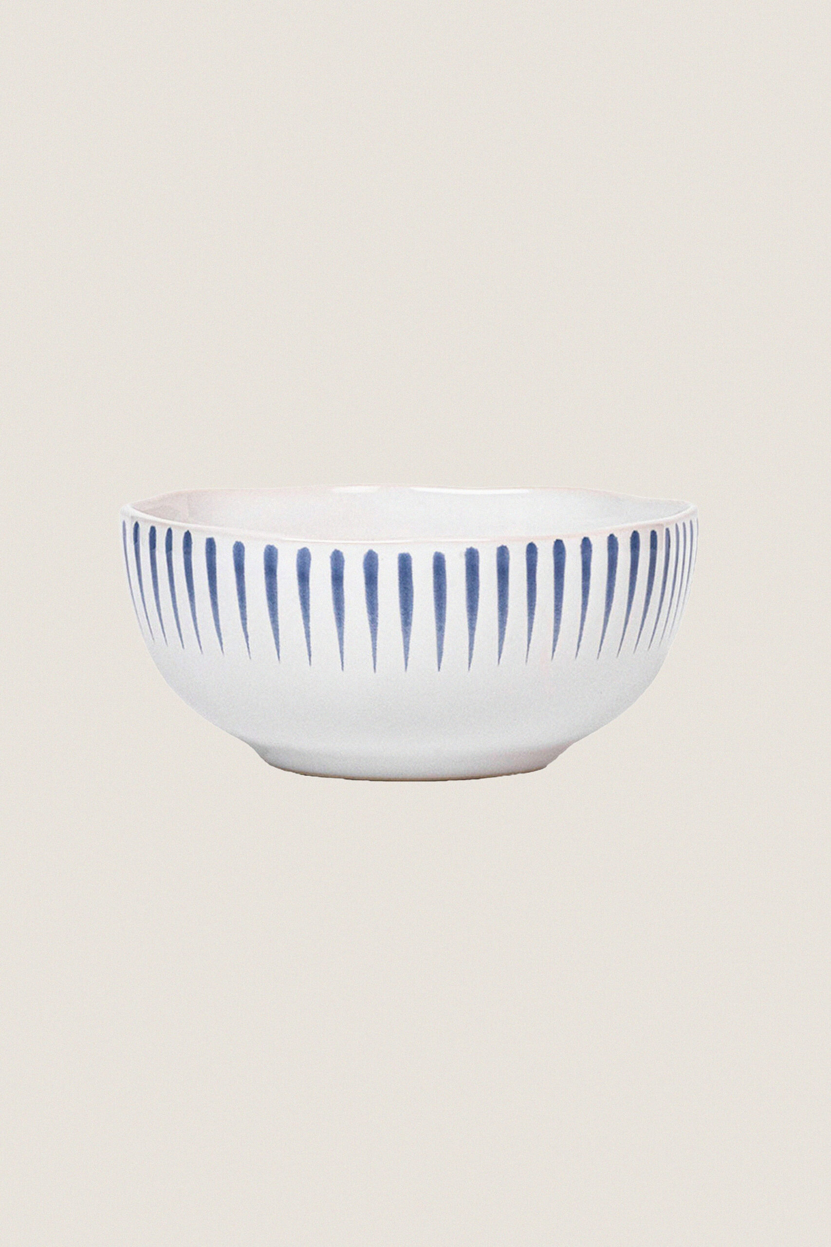Delft Blue Sitio Stripe Cereal/Ice Cream Bowl