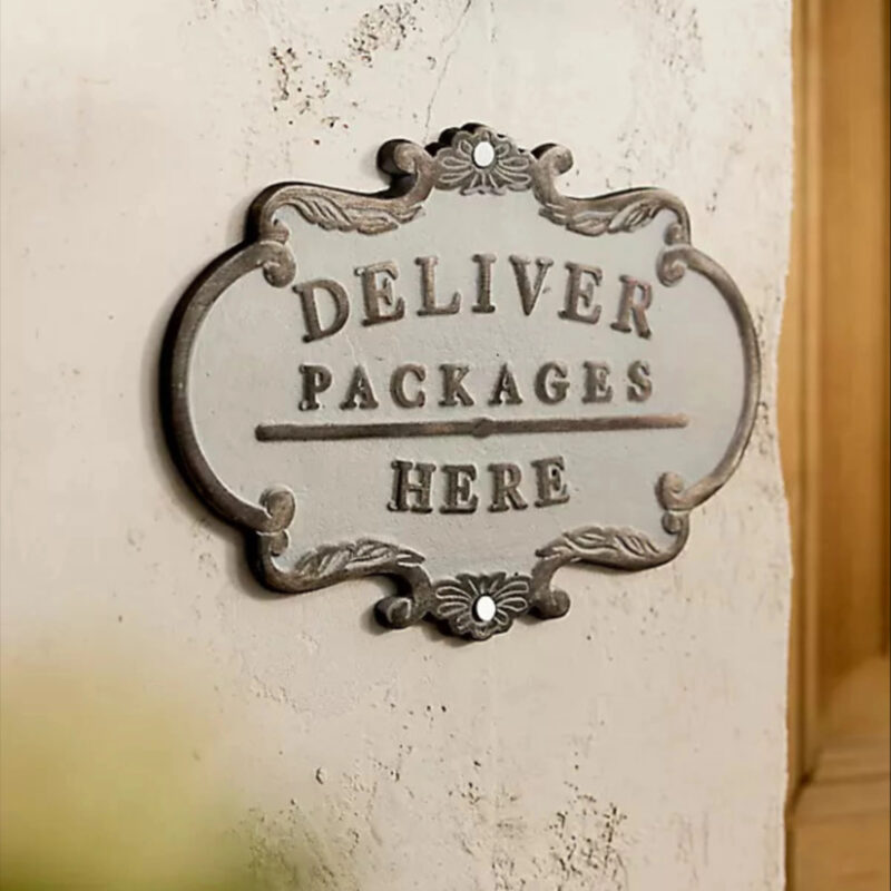 Deliver Packages Here Sign in White at Terrain