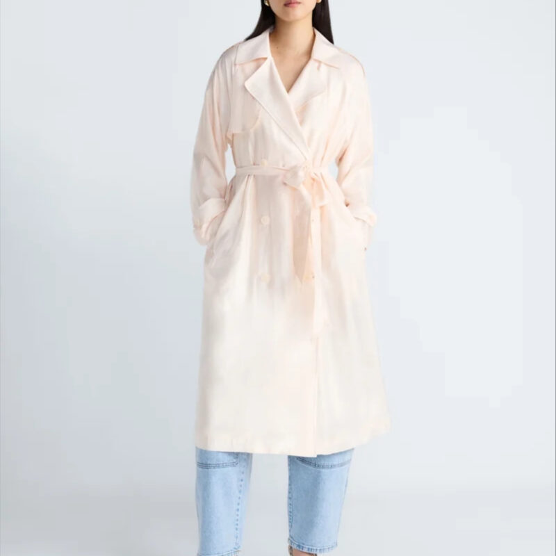 Devil Wears Prada Scoop Collection Women’s and Women's Plus Trench Coat, Sizes XS-4X