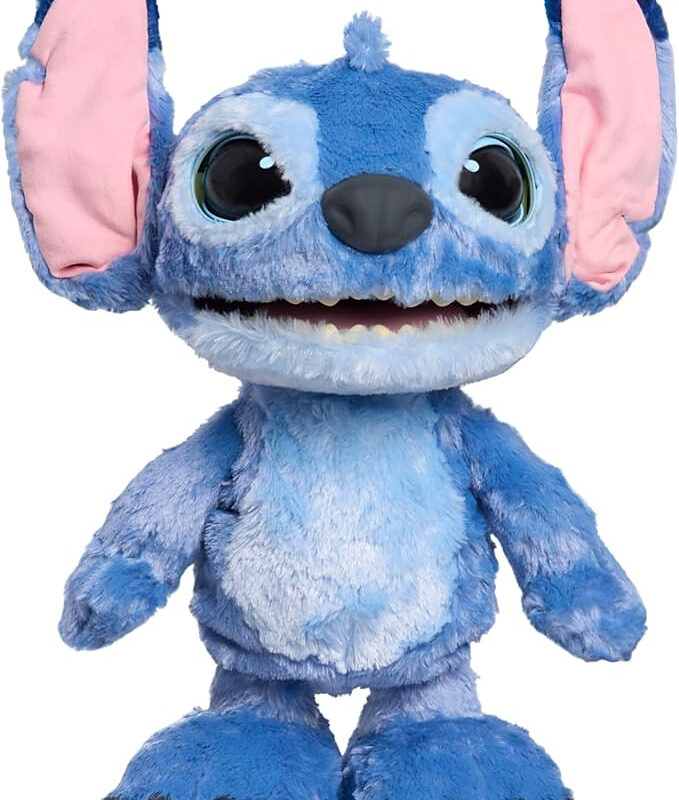 Disney Stitch Ultimate Stitch Interactive 17" Plush Toy, 100+ Sounds