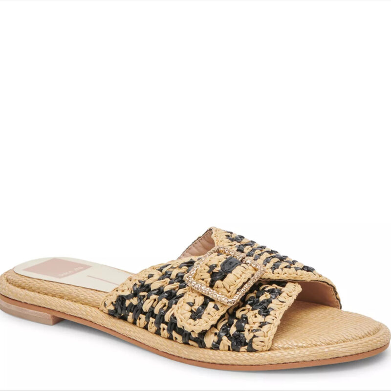 Dolce Vita Alonzo Sandal | Women's | Black/Natural | Size 9.5 | Sandals
