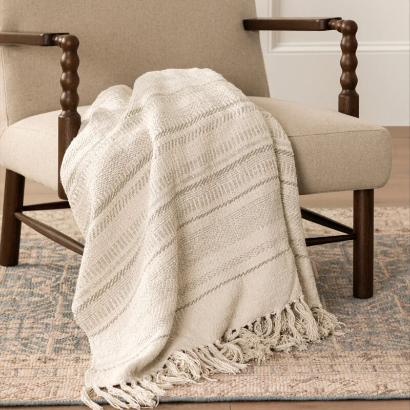 Donahue Striped Throw