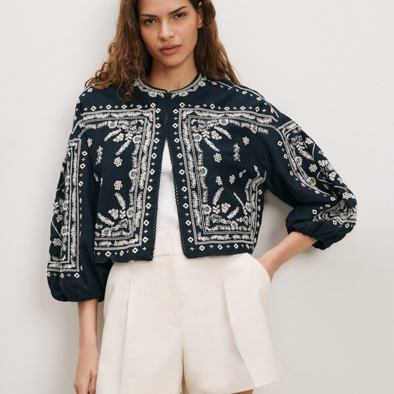 Drake Embroidered Jacket from Veronica Beard