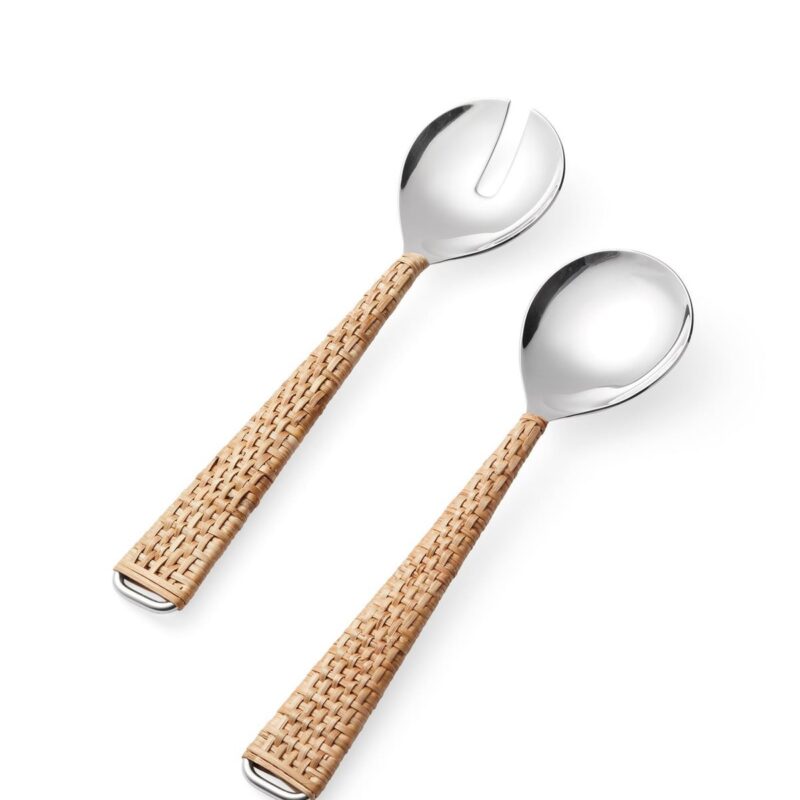 Tulum Handwoven Rattan Serving Set