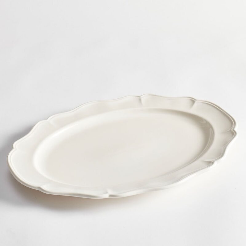 Heirloom Stoneware Oval Serving Platter