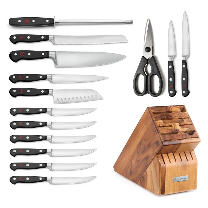 WÜSTHOF Classic Knife Block, Set of 15