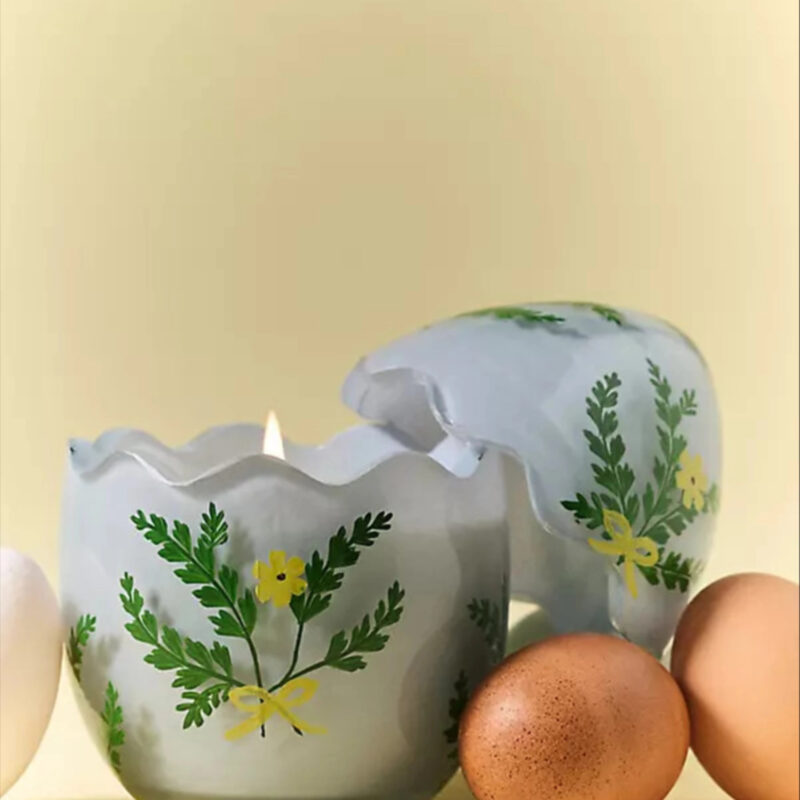 Easter Egg Fresh Cotton Blossom & Neroli Glass Candle