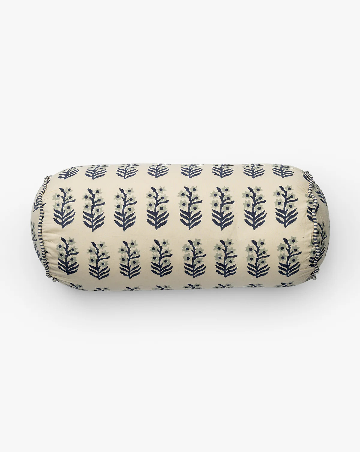 Elsie Block Print Bolster Pillow