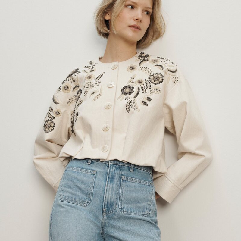 Emeren Embroidered Jacket from Veronica Beard