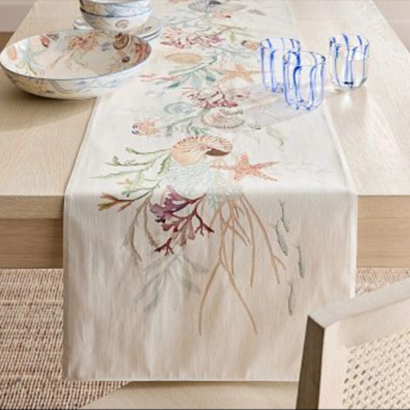 Enchanted Sea Cotton Table Runner