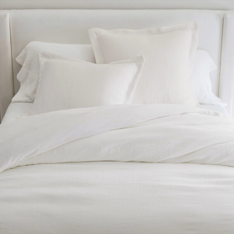 European Flax Linen Waffle Duvet Cover