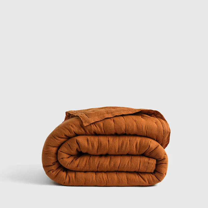 European Linen Dream Quilt in Sand