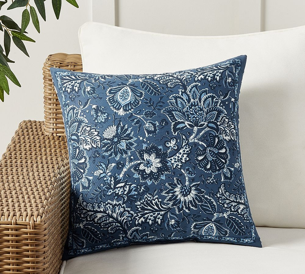 Evalina Reversible Floral Outdoor Pillow