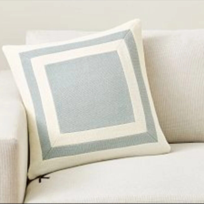 Everyday Linen Geometric Pillow Cover