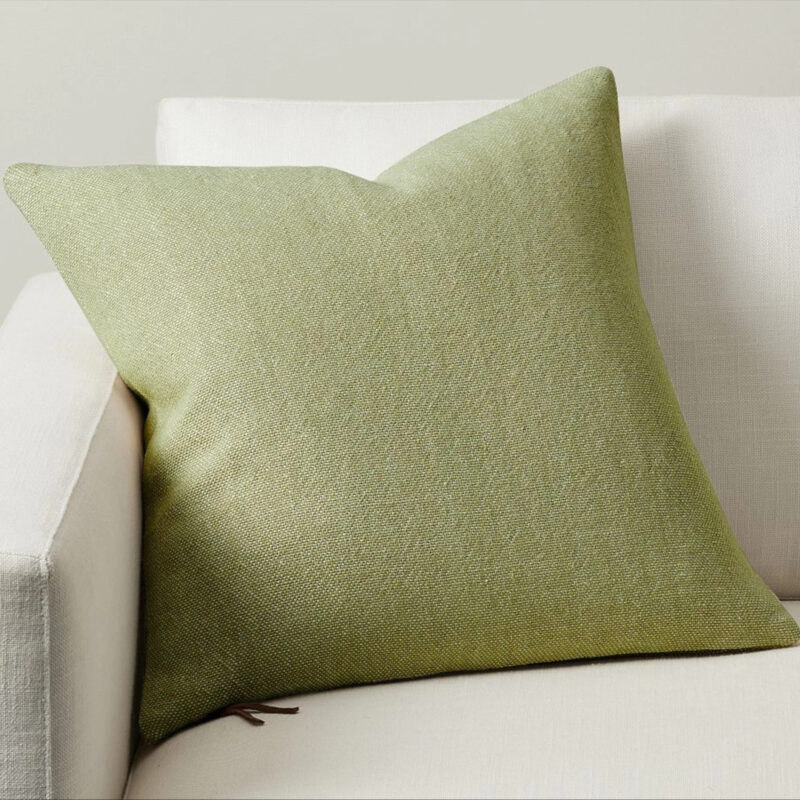 Everyday Linen Pillow Cover, 20"", Peridot