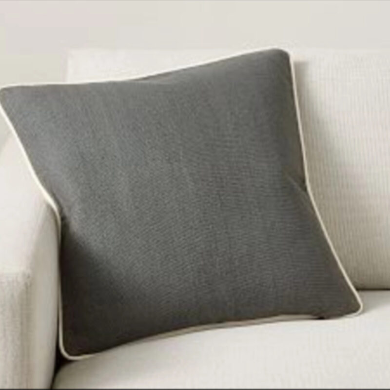 Everyday Linen Reversible Piped Pillow Cover