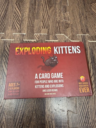 Exploding Kittens card game family game night