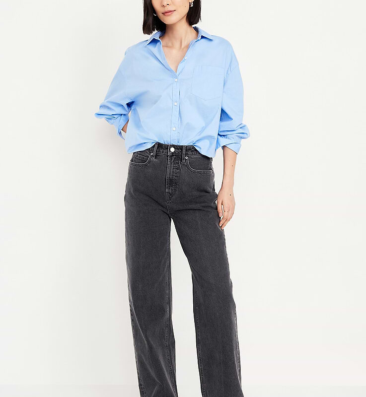 Extra High-Waisted Wide-Leg Jeans