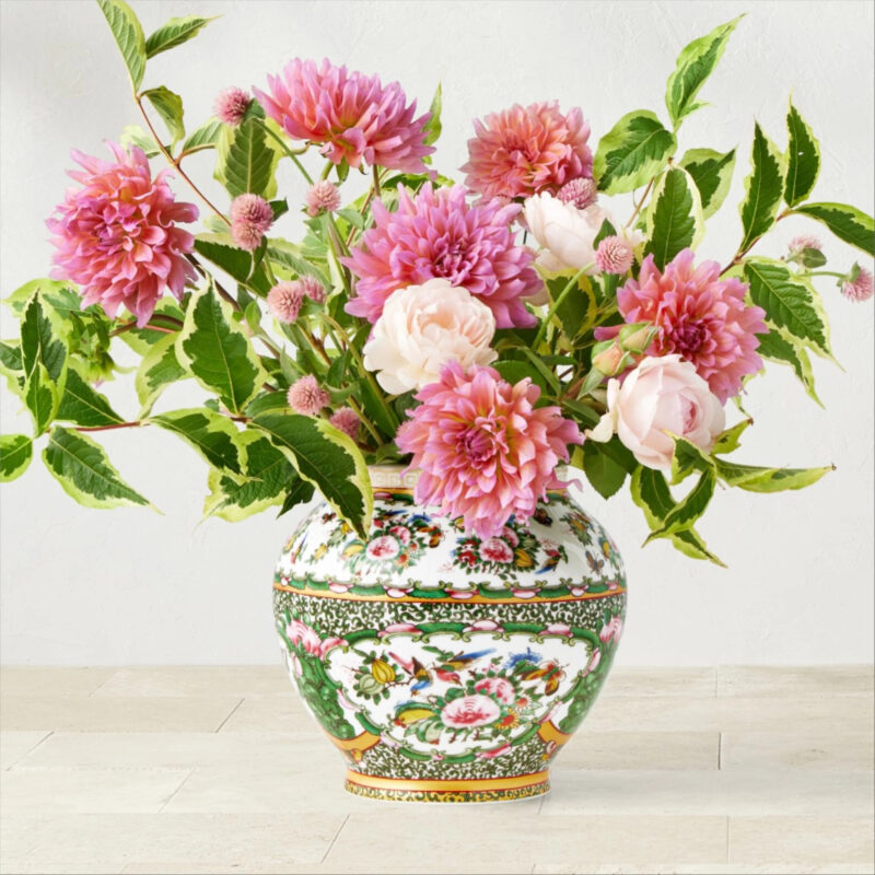 Famille Rose Vase, Small