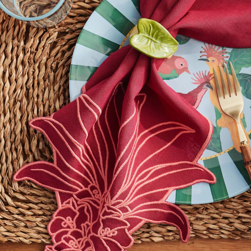 Farm Rio x Anthropologie Embroidered Napkin, Set of 2