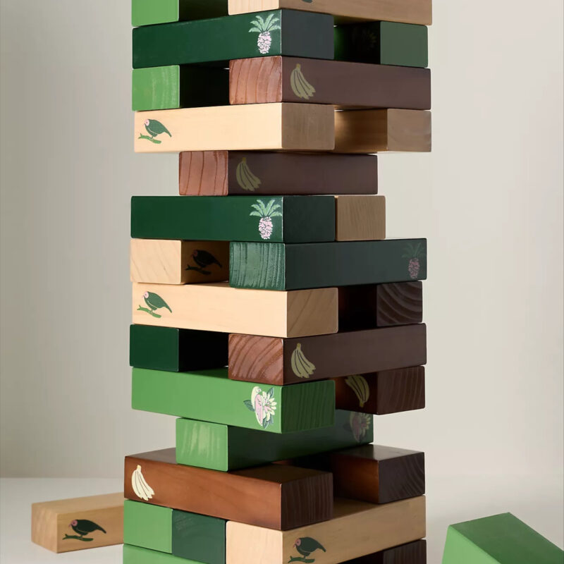 Farm Rio x Anthropologie Jenga Tower