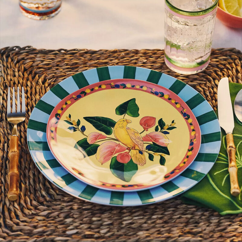 Farm Rio x Anthropologie Melamine Dessert Plates, Set of 4