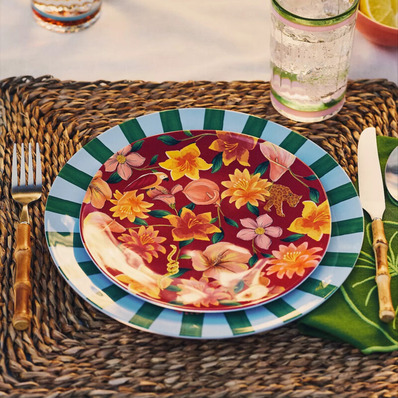 Farm Rio x Anthropologie Melamine Dessert Plates, Set of 4