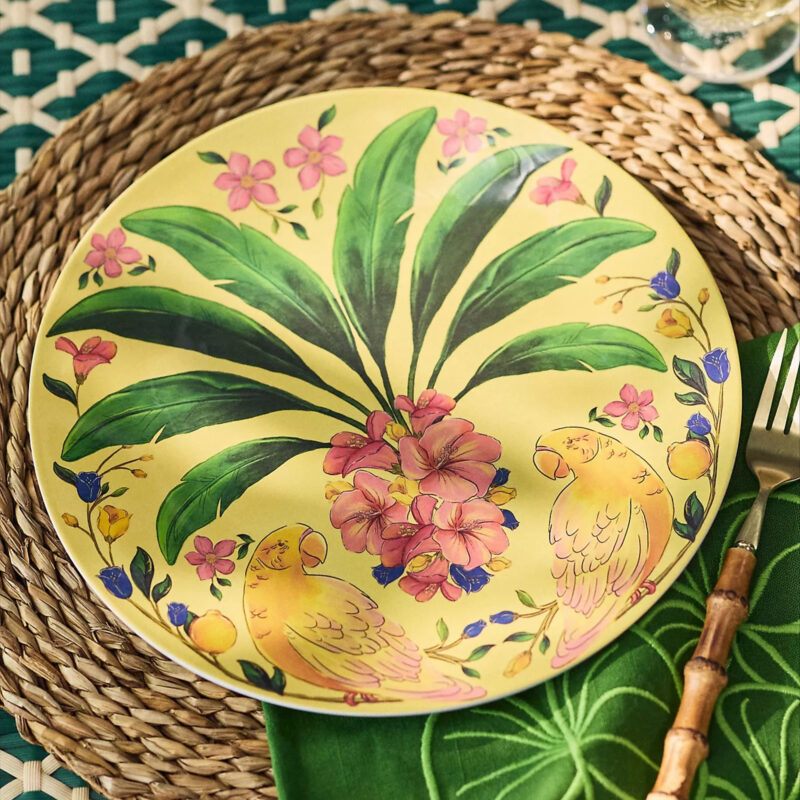 Farm Rio x Anthropologie Melamine Dinner Plates, Set of 4