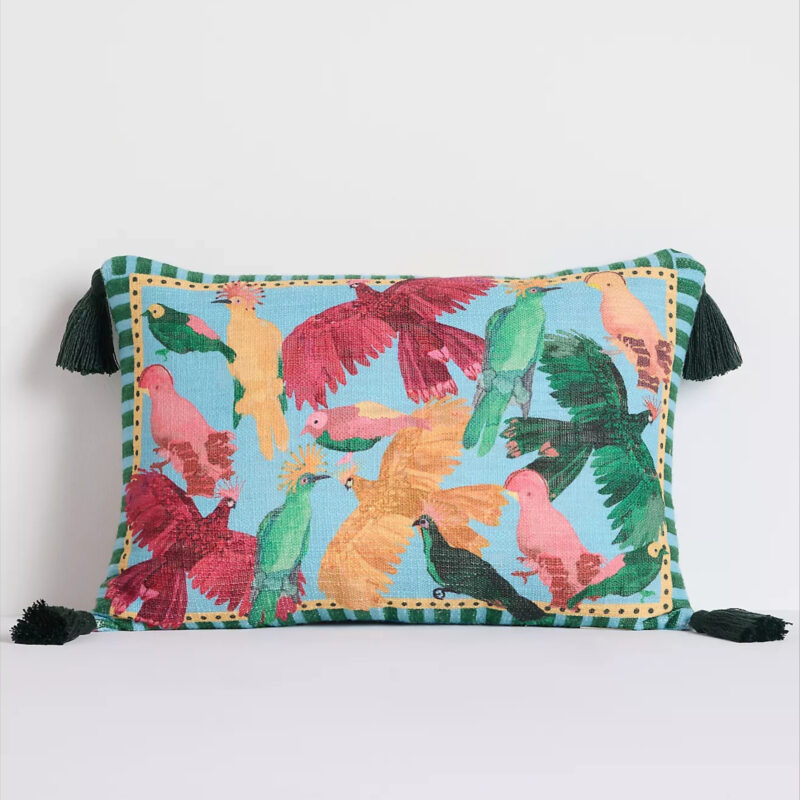 Farm Rio x Anthropologie Tassel Outdoor Pillow