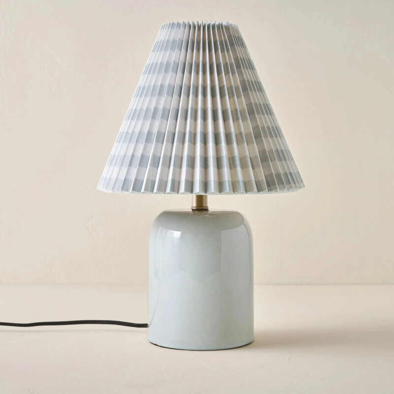 Farrah Table Lamp - Mist Blue