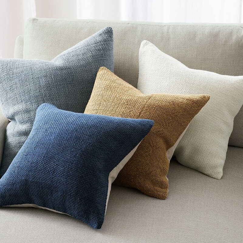 Faye Linen Textured Pillow Cover