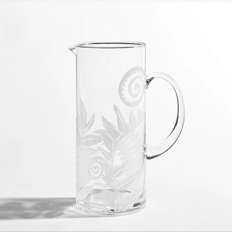 Fern Botanical Pitcher - Clear